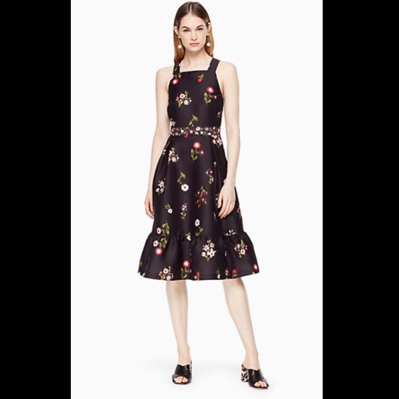 Kate Spade Ma Cherie In Bloom Fit & Flare Dress